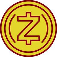 zcash vector icono diseño