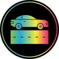 Car Lane Vector Icon Design