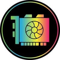 Gpu mining Vector Icon Design