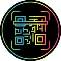 Qr code scan Vector Icon Design