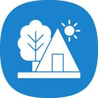 Camping Vector Icon Design