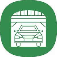 Garage Vector Icon Design