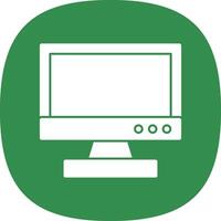 Tv monitor Vector Icon Design