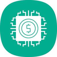 Digital currency Vector Icon Design