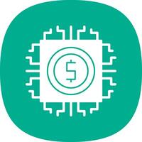 Digital currency Vector Icon Design