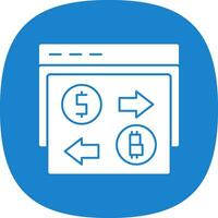 Internet currency Vector Icon Design
