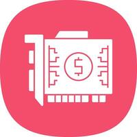 Gpu mining Vector Icon Design