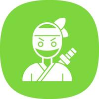 Ninja Vector Icon Design