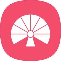 Hand fan Vector Icon Design