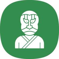 Kabuki Vector Icon Design