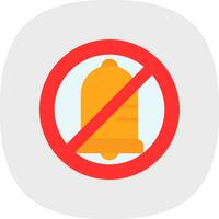 No Alarm Vector Icon Design