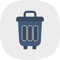 Trash Can Vector Icon Design
