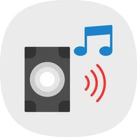 Music system Vector Icon Design