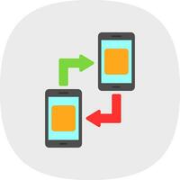 Mobile sync Vector Icon Design