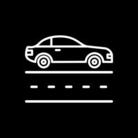 Car Lane Vector Icon Design