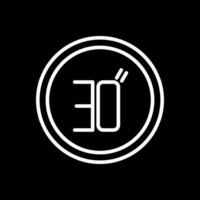 Speed Limit Vector Icon Design