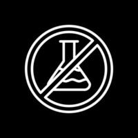 No Chemical Vector Icon Design