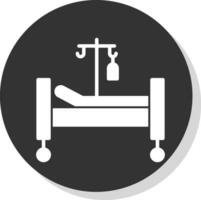 diseño de icono de vector de cama