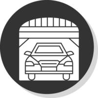 Garage Vector Icon Design