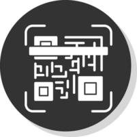 qr código escanear vector icono diseño