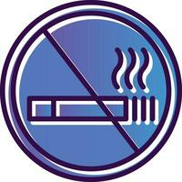 No Smoking Vector Icon Design