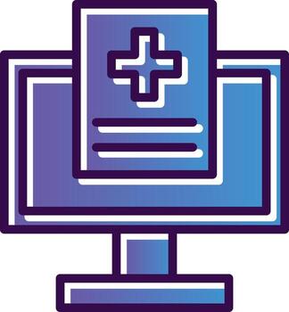 diseño de icono de vector de computadora
