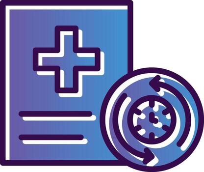 diseño de icono de vector de rutina