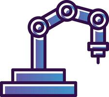 Robot arm Vector Icon Design