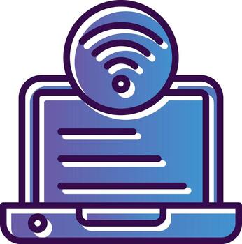 diseño de icono de vector de conexión wifi