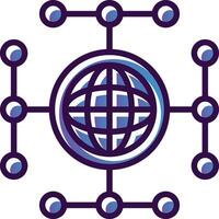 Global network Vector Icon Design