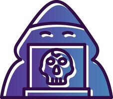 diseño de icono de vector de hacker
