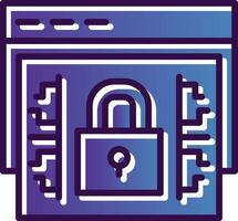 Web encryption Vector Icon Design