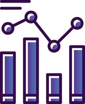 diseño de icono de vector de análisis de datos