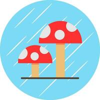 Mushrooms Vector Icon Design