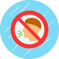 No Talking Vector Icon Design