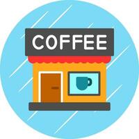Coffee Shop Vector Icon Design