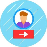 Log In Vector Icon Design