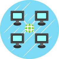 Local network Vector Icon Design