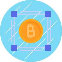 Distributed ledger Vector Icon Design