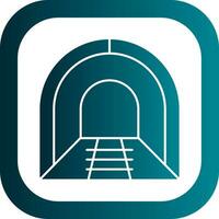 diseño de icono de vector de túnel