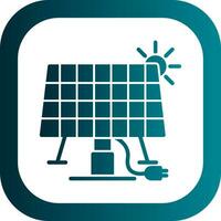 diseño de icono de vector de energía solar