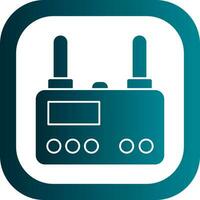 Wireless router Vector Icon Design