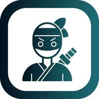 Ninja Vector Icon Design