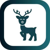 Reindeer Vector Icon Design