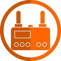 Wireless router Vector Icon Design