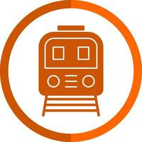 Tram Vector Icon Design