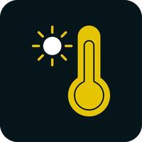 diseño de icono de vector de temperatura