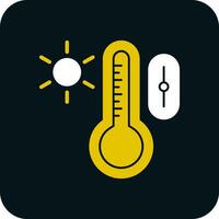Temperature control Vector Icon Design