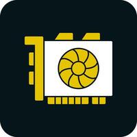 Gpu mining Vector Icon Design