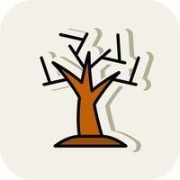 Dry Tree Vector Icon Design